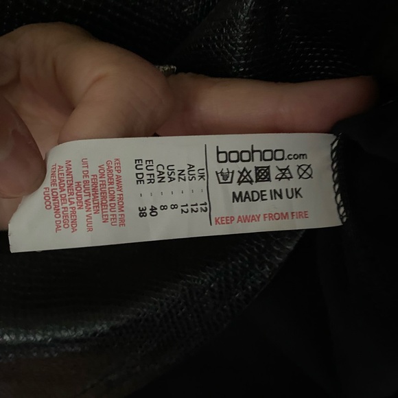 Boohoo skirt faux leather tall - Picture 4 of 9